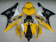 Yamaha YZF-R6 2006-2007 Injection ABS Fairing - Factory Style - Black Yellow - MFS3863 - Fairings Kit