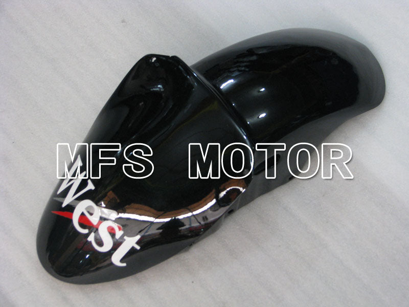 Kawasaki NINJA ZX9R 2000-2001 ABS Fairing - West - Black White - MFS3866 - Fairings Kit