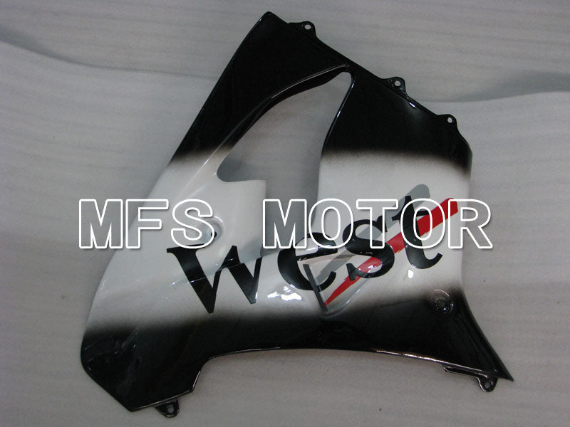 Kawasaki NINJA ZX9R 2000-2001 ABS Fairing - West - Black White - MFS3866 - Fairings Kit