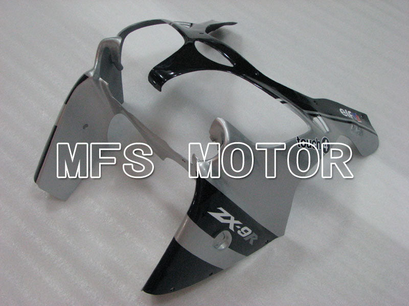 Kawasaki NINJA ZX9R 2002-2003 ABS Fairing - Factory Style - Black Silver - MFS3882 - Fairings Kit