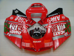 Ducati 748 / 998 / 996 1994-2002 Injection ABS Fairing - Alice - Black Red - MFS3885 - Fairings Kit