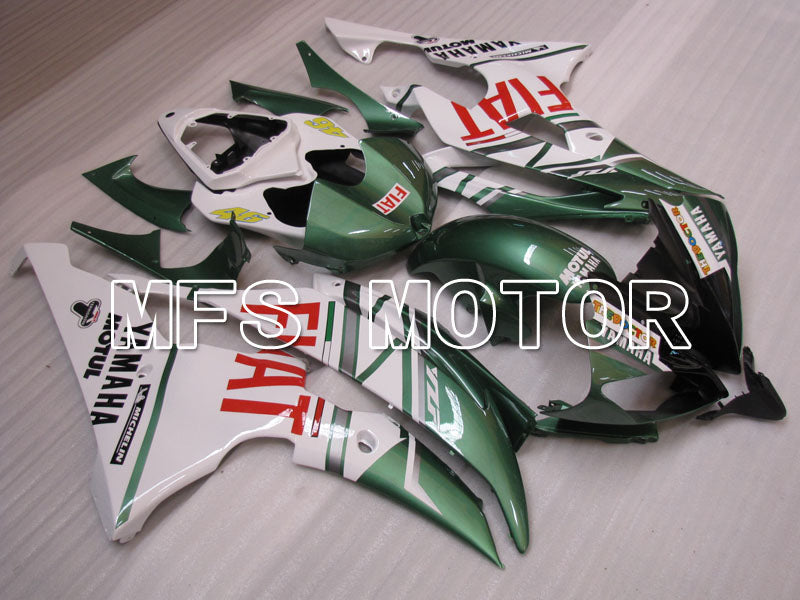 Yamaha YZF-R6 2008-2016 Injection ABS Fairing - FIAT - ArmyGreen White - MFS3887 - Fairings Kit