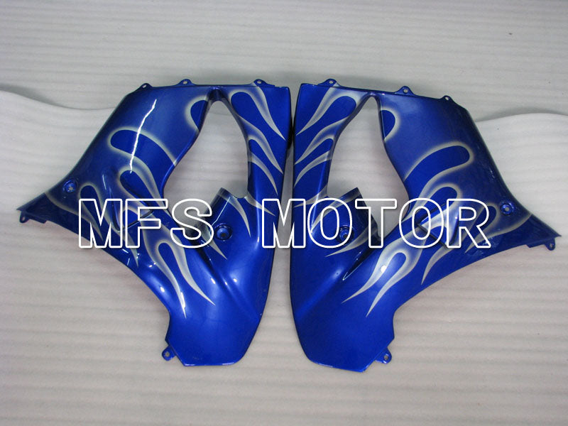 Kawasaki NINJA ZX9R 1998-1999 ABS Fairing - Flame - Blue White - MFS3909 - Fairings Kit