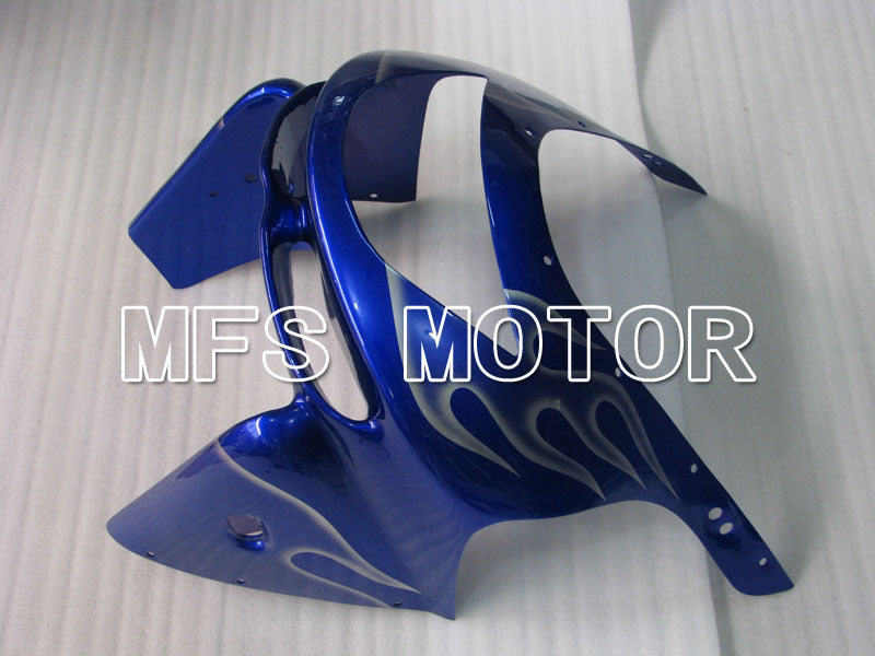 Kawasaki NINJA ZX9R 1998-1999 ABS Fairing - Flame - Blue White - MFS3909 - Fairings Kit