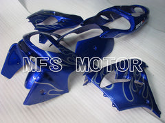 Kawasaki NINJA ZX9R 1998-1999 ABS Fairing - Flame - Blue White - MFS3909 - Fairings Kit