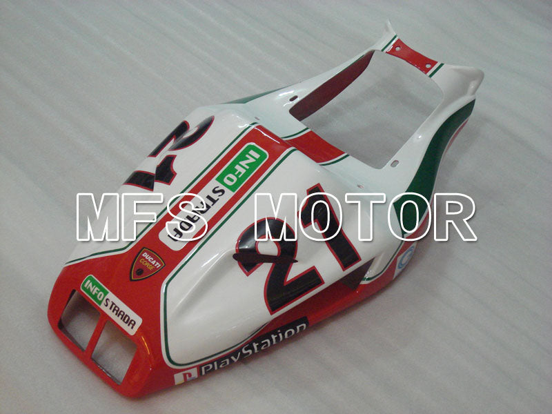 Ducati 748 / 998 / 996 1994-2002 Injection ABS Fairing - INFO STRADA - Red - MFS3915 - Fairings Kit