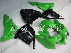 Kawasaki NINJA ZX10R 2004-2005 Injection ABS Fairing - Factory Style - Black Green - MFS3942 - Fairings Kit