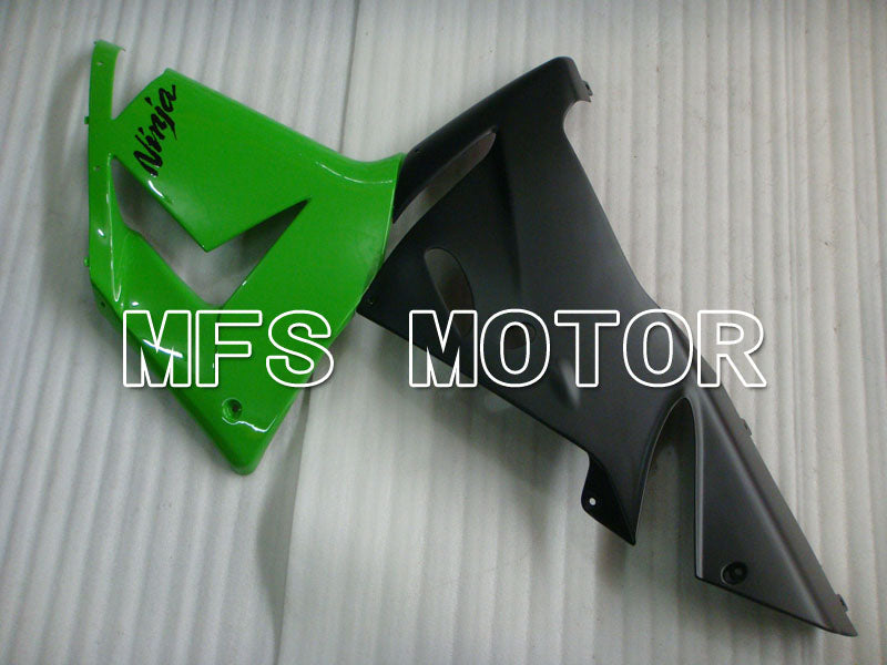 Kawasaki NINJA ZX10R 2004-2005 Injection ABS Fairing - Factory Style - Black Green - MFS3951 - Fairings Kit