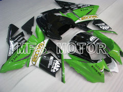 Kawasaki NINJA ZX10R 2004-2005 Injection ABS Fairing - MAXXIS - Black Green - MFS3963 - Fairings Kit