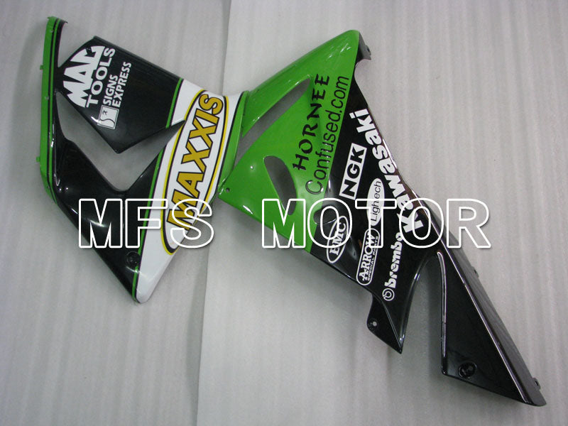 Kawasaki NINJA ZX10R 2004-2005 Injection ABS Fairing - MAXXIS - Black Green - MFS3963 - Fairings Kit
