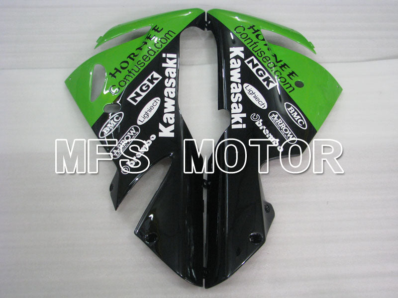 Kawasaki NINJA ZX10R 2004-2005 Injection ABS Fairing - MAXXIS - Black Green - MFS3963 - Fairings Kit