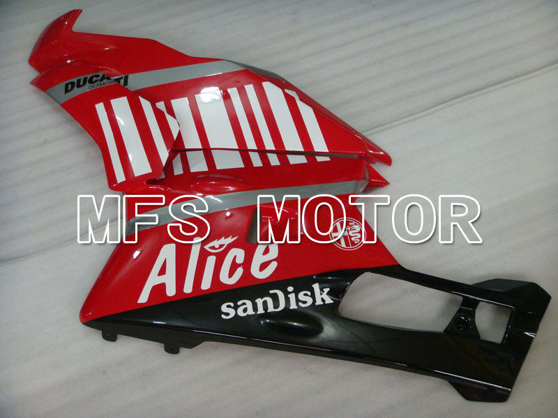 Ducati 749 / 999 2003-2004 Injection ABS Fairing - Alice - Red White - MFS3993 - Fairings Kit