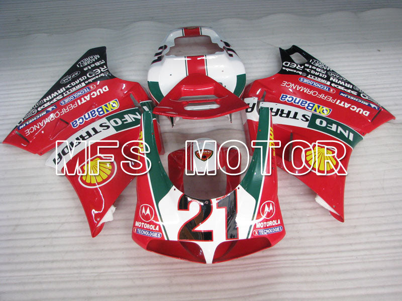 Ducati 916 1994-1998 Injection ABS Fairing - INFO STRADA - Red - MFS3997 - Fairings Kit