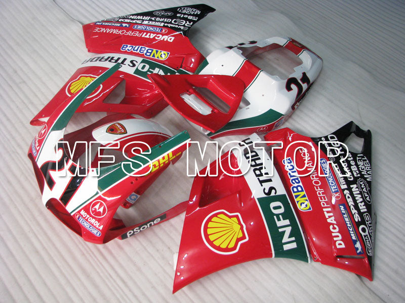 Ducati 916 1994-1998 Injection ABS Fairing - INFO STRADA - Red - MFS3997 - Fairings Kit