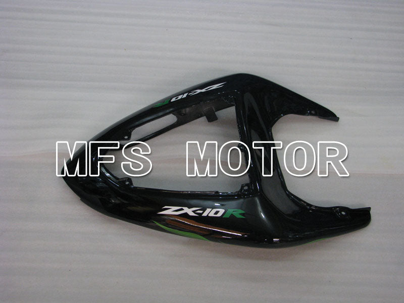 Kawasaki NINJA ZX10R 2006-2007 Injection ABS Fairing - Flame - Black Green - MFS4002 - Fairings Kit