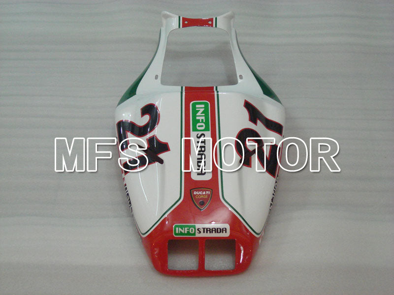 Ducati 916 1994-1998 Injection ABS Fairing - INFO STRADA - Red - MFS4006 - Fairings Kit