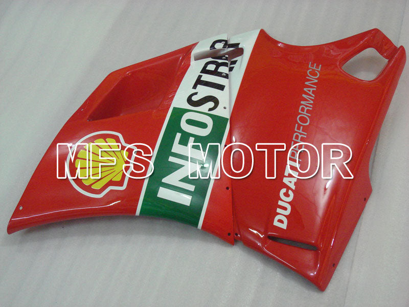 Ducati 916 1994-1998 Injection ABS Fairing - INFO STRADA - Red - MFS4006 - Fairings Kit