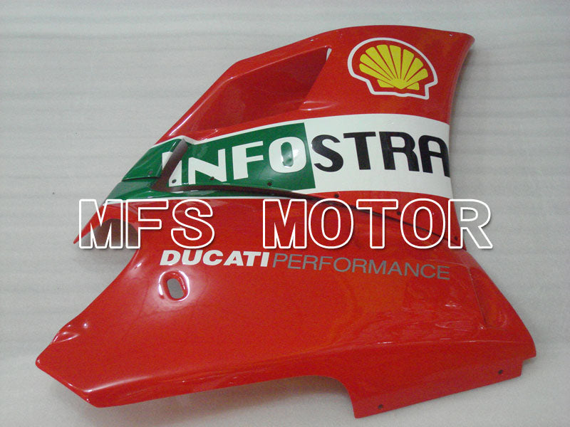 Ducati 916 1994-1998 Injection ABS Fairing - INFO STRADA - Red - MFS4006 - Fairings Kit