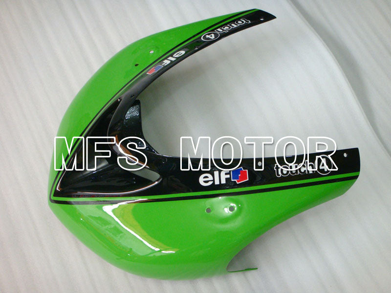 Kawasaki NINJA ZX10R 2006-2007 Injection ABS Fairing - Monster - Black Green - MFS4008 - Fairings Kit