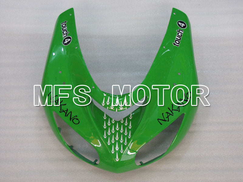 Kawasaki NINJA ZX10R 2006-2007 Injection ABS Fairing - Factory Style - Black Green - MFS4022 - Fairings Kit