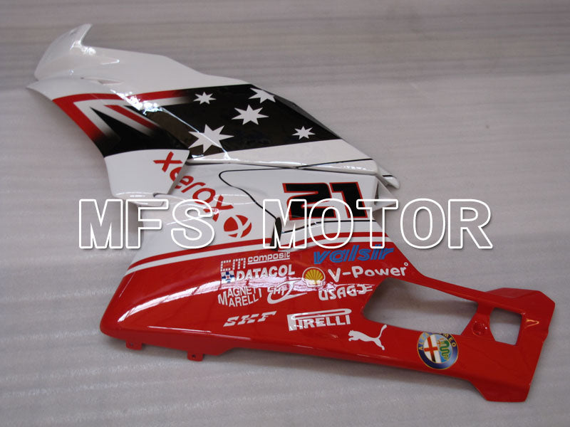 Ducati 749 / 999 2003-2004 Injection ABS Fairing - Xerox - Red White - MFS4033 - Fairings Kit