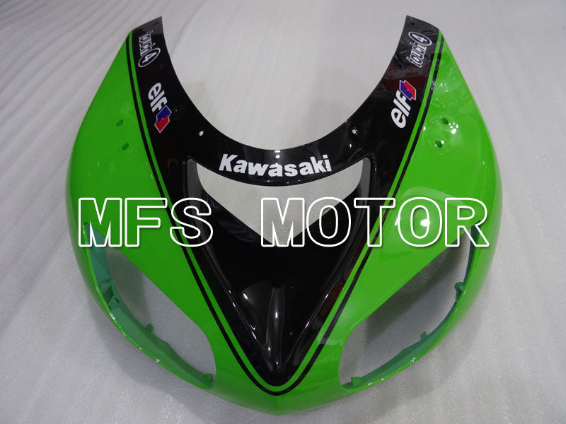 Kawasaki NINJA ZX10R 2006-2007 Injection ABS Fairing - Monster - Black Green - MFS4034 - Fairings Kit
