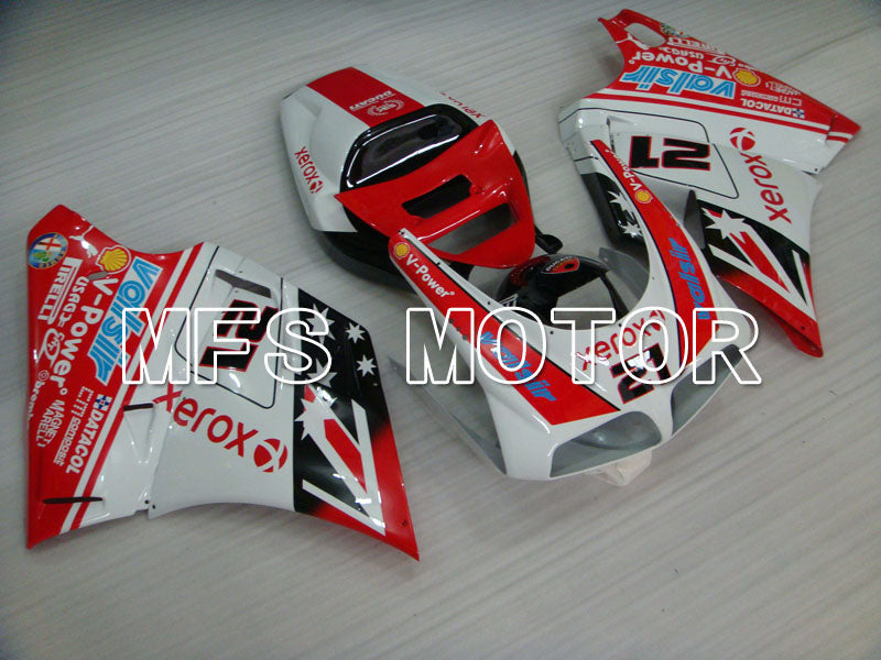 Ducati 916 1994-1998 Injection ABS Fairing - Xerox - Red White - MFS4060 - Fairings Kit