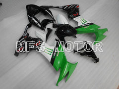 Kawasaki NINJA ZX10R 2008-2010 Injection ABS Fairing - Monster - Black Green White - MFS4064 - Fairings Kit