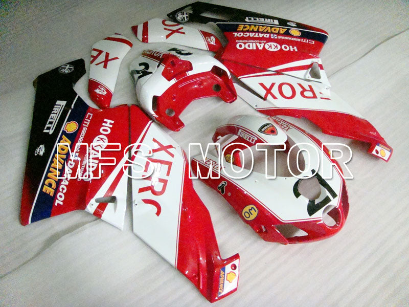 Ducati 749 / 999 2005-2006 Injection ABS Fairing - Xerox - Red White - MFS4065 - Fairings Kit