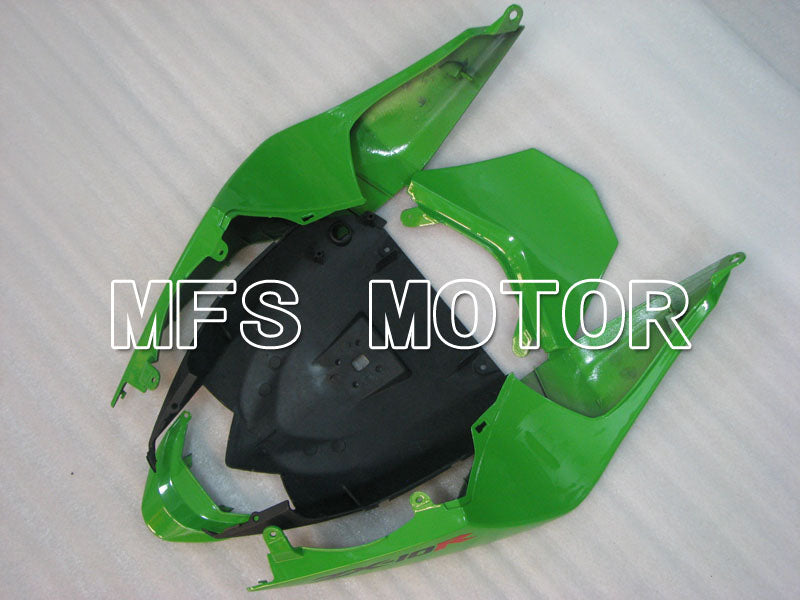 Kawasaki NINJA ZX10R 2008-2010 Injection ABS Fairing - Monster - Black Green - MFS4078 - Fairings Kit