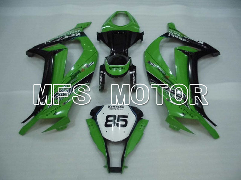 Kawasaki NINJA ZX10R 2011-2015 Injection ABS Fairing - Others - Black Green - MFS4083 - Fairings Kit