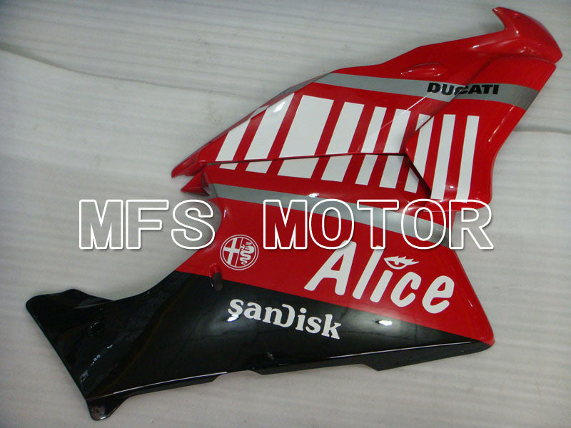 Ducati 749 / 999 2005-2006 Injection ABS Fairing - Alice - Red White - MFS4084 - Fairings Kit