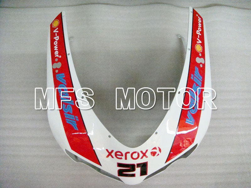 Ducati 848 / 1098 / 1198 2007-2011 Injection ABS Fairing - Xerox - Red White - MFS4098 - Fairings Kit