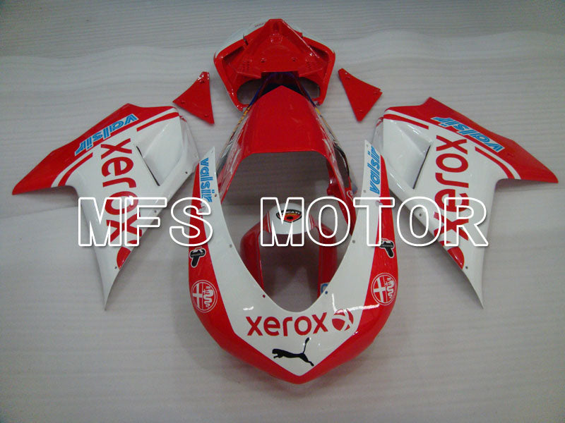 Ducati 848 / 1098 / 1198 2007-2011 Injection ABS Fairing - Xerox - Red White - MFS4099 - Fairings Kit
