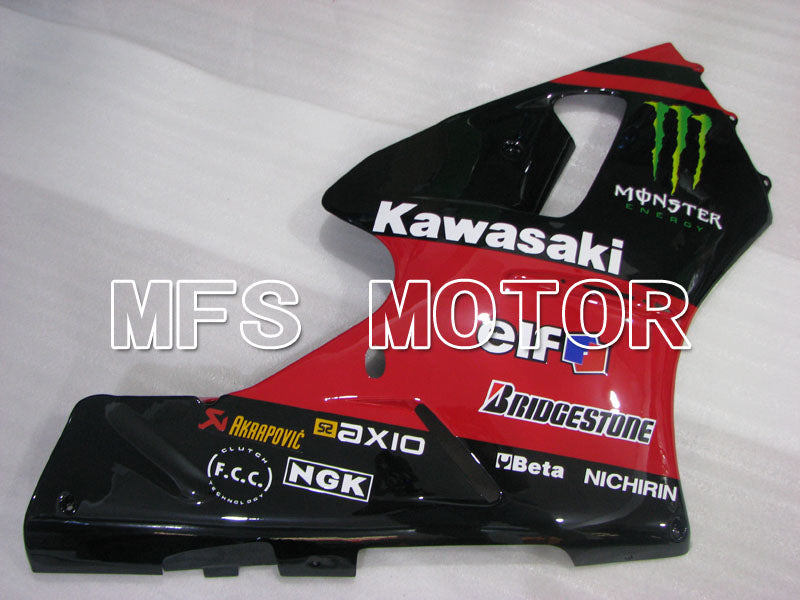 Kawasaki NINJA ZX12R 2000-2001 Injection ABS Fairing - Monster - Black Red - MFS4104 - Fairings Kit