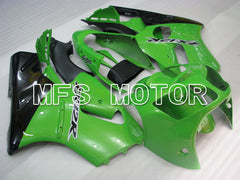 Kawasaki NINJA ZX12R 2000-2001 Injection ABS Fairing - Factory Style - Black Green - MFS4110 - Fairings Kit
