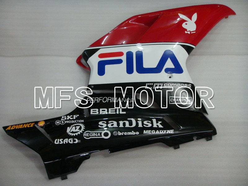 Ducati 848 / 1098 / 1198 2007-2011 Injection ABS Fairing - FILA - Red Black - MFS4119 - Fairings Kit