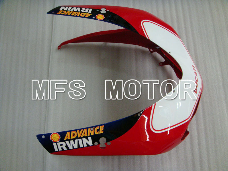 Ducati 848 / 1098 / 1198 2007-2011 Injection ABS Fairing - INFO STRADA - Red White - MFS4123 - Fairings Kit