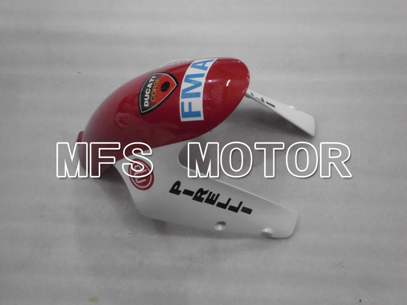 Ducati 848 / 1098 / 1198 2007-2011 Injection ABS Fairing - Unibat - Red White - MFS4145 - Fairings Kit