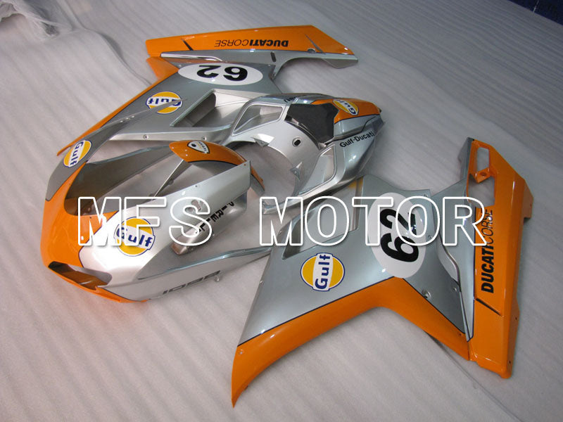 Ducati 848 / 1098 / 1198 2007-2011 Injection ABS Fairing - Gulf - Orange Silver - MFS4149 - Fairings Kit