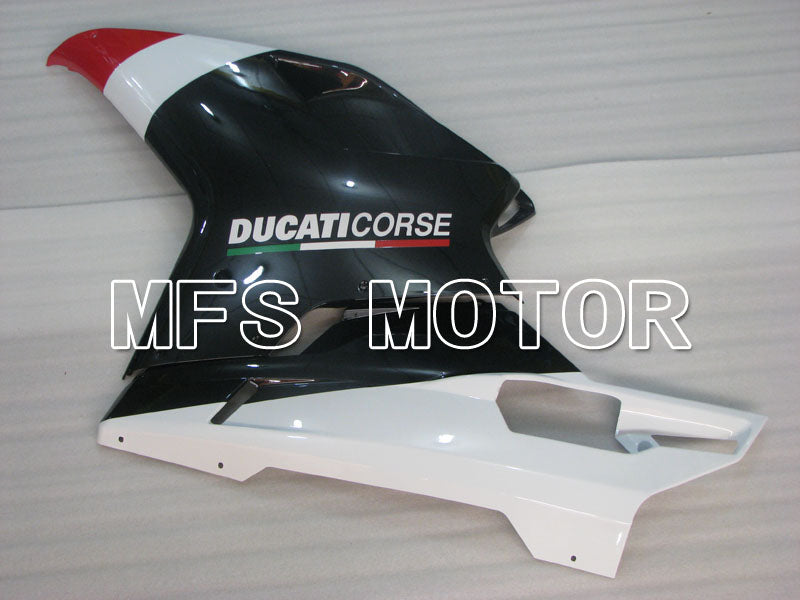 Ducati 848 / 1098 / 1198 2007-2011 Injection ABS Fairing - Factory Style - Black Red - MFS4152 - Fairings Kit