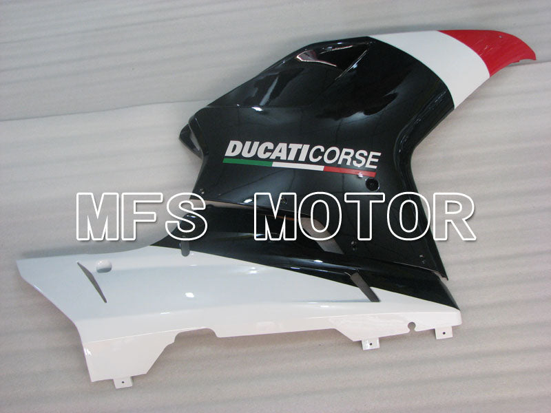 Ducati 848 / 1098 / 1198 2007-2011 Injection ABS Fairing - Factory Style - Black Red - MFS4152 - Fairings Kit
