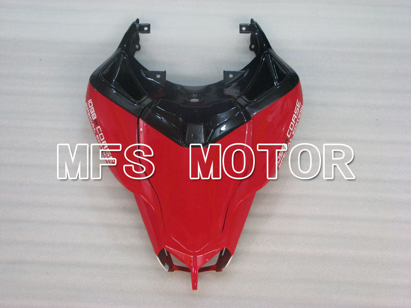 Ducati 848 / 1098 / 1198 2007-2011 Injection ABS Fairing - Factory Style - Black Red - MFS4152 - Fairings Kit