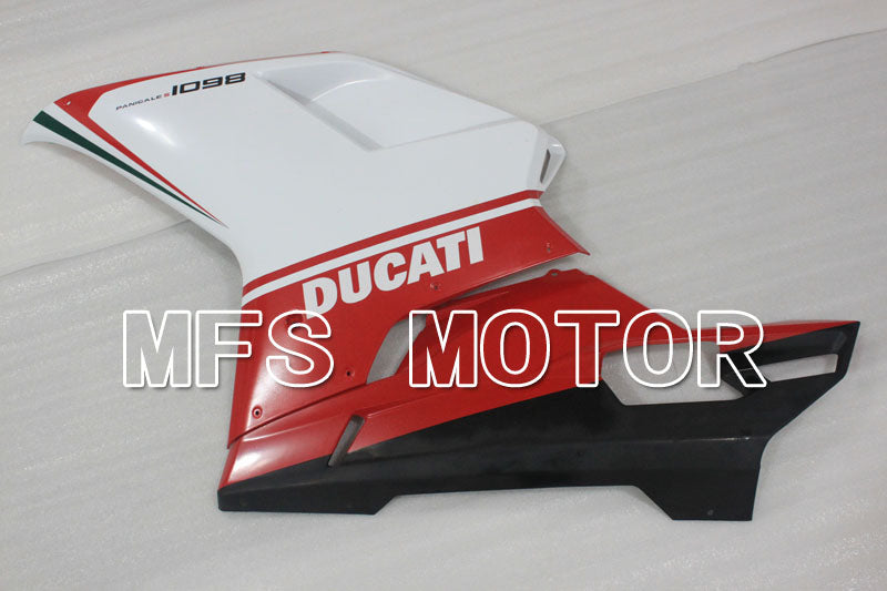 Ducati 848 / 1098 / 1198 2007-2011 Injection ABS Fairing - Factory Style - Red White - MFS4156 - Fairings Kit