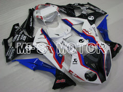 BMW S1000RR 2009-2014 Injection ABS Fairing - Factory Style - Black White Blue - MFS4160 - Fairings Kit