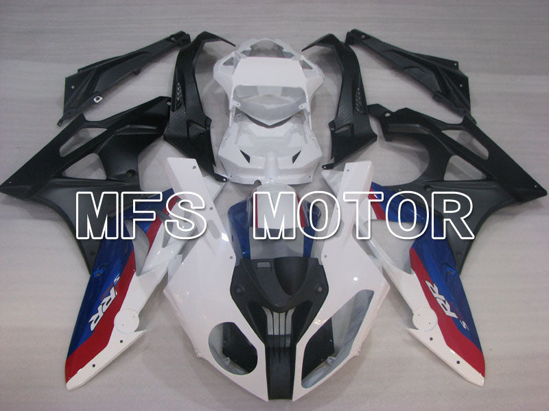 BMW S1000RR 2009-2014 Injection ABS Fairing - Factory Style - Black White Matte - MFS4163 - Fairings Kit