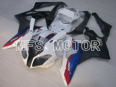 BMW S1000RR 2009-2014 Injection ABS Fairing - Factory Style - Black White Matte - MFS4163 - Fairings Kit