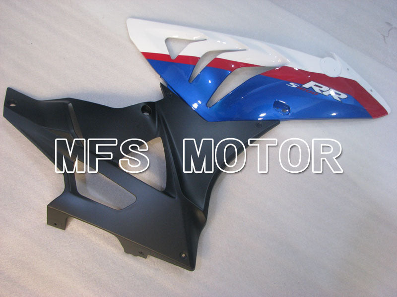BMW S1000RR 2009-2014 Injection ABS Fairing - Factory Style - Black White Matte - MFS4163 - Fairings Kit