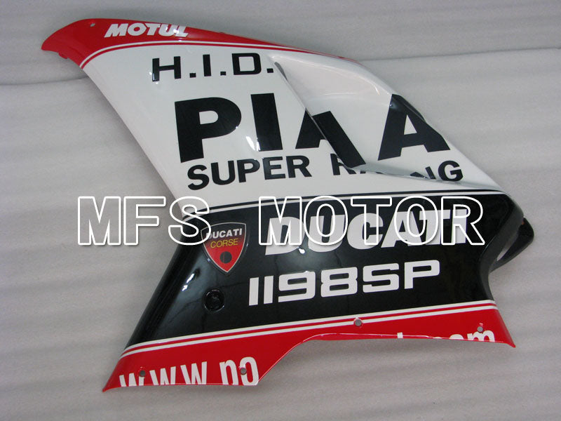 Ducati 848 / 1098 / 1198 2007-2011 Injection ABS Fairing - Others - Black White - MFS4167 - Fairings Kit
