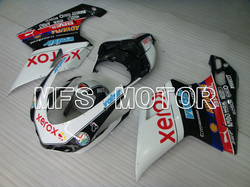 Ducati 848 / 1098 / 1198 2007-2011 Injection ABS Fairing - Xerox - Black White - MFS4171 - Fairings Kit